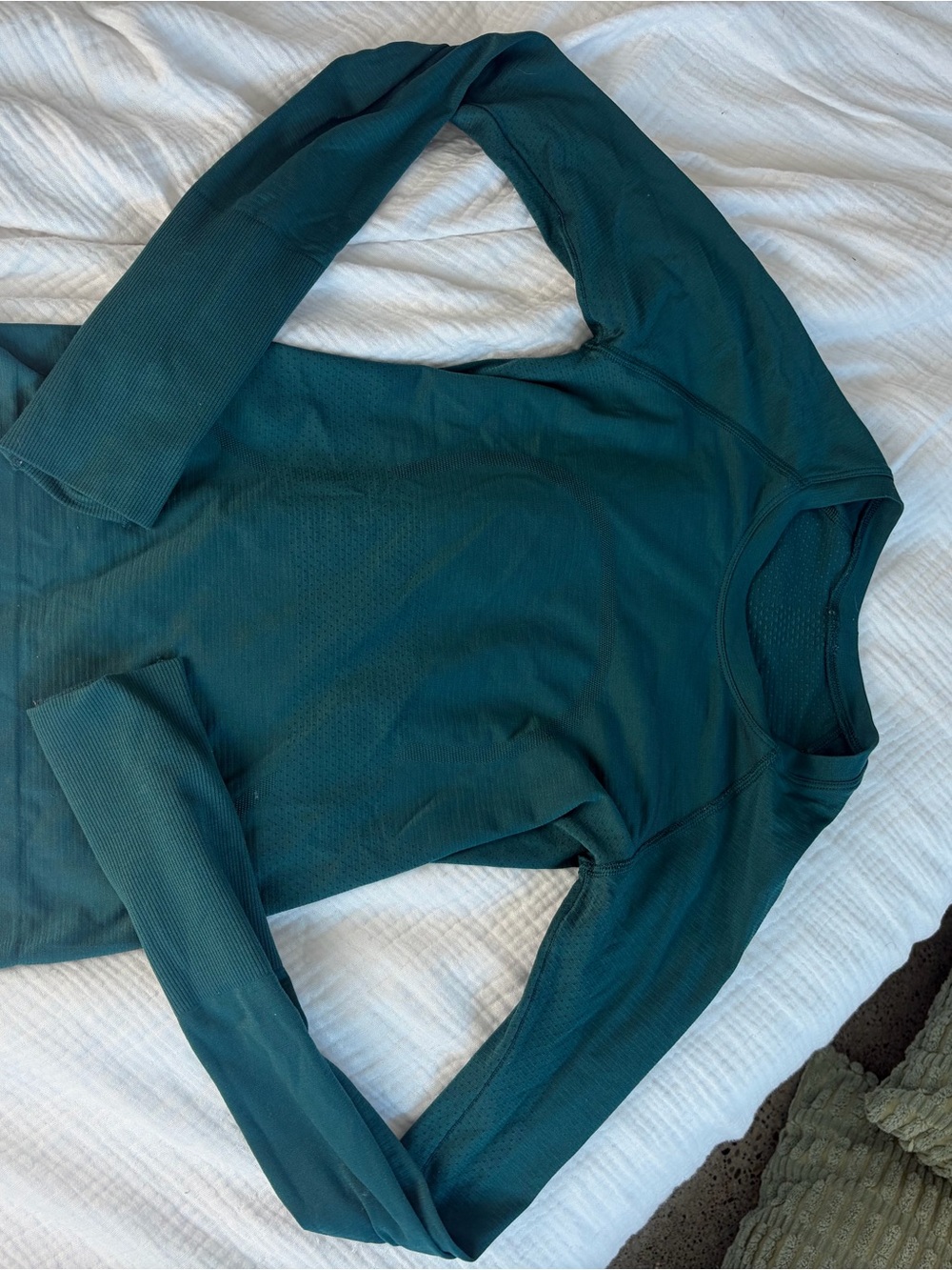 lululemon athletica Teal Long-Sleeve Performance Top